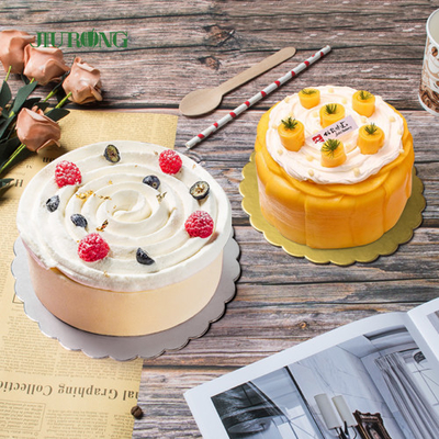 Imballaggio per alimenti dell'anti dell'acqua di esagono pranzo di Mini Cake Board Grey For