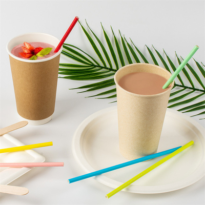 tè di termine tagliente 10mm Straw Individual Wrap della bolla di 12mm