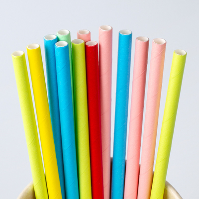 tè di termine tagliente 10mm Straw Individual Wrap della bolla di 12mm