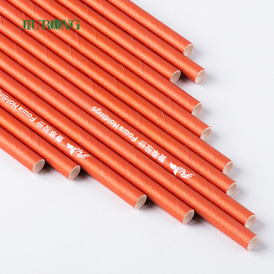 Chevron biodegradabile Straw For Restaurant Department Store di carta