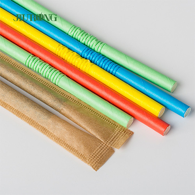 Bio- carta diritta su ordinazione che beve Straw For Coffee Boba Tea