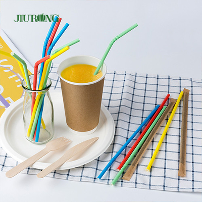 Bio- carta diritta su ordinazione che beve Straw For Coffee Boba Tea