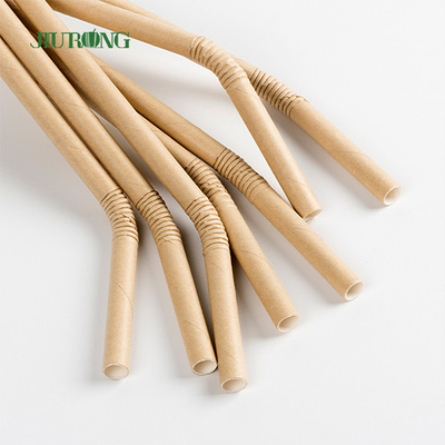 carta biodegradabile Straw For Drinking Beverage di lunghezza di 135mm