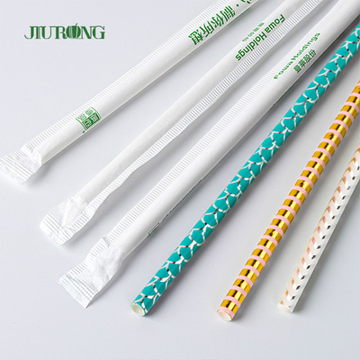 Commestibile di carta eliminabile di LFGB Straw White And Blue Striped per il partito
