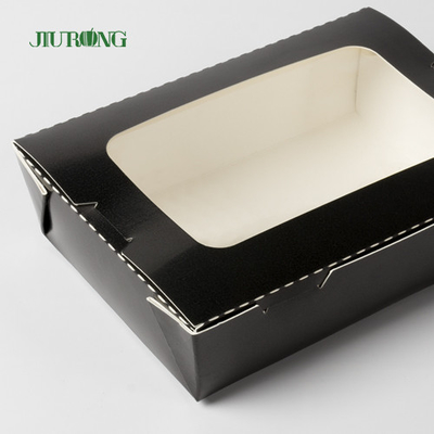 Contenitore ondulato d'imballaggio piegante elegante semplice di hamburger del cartone della scatola
