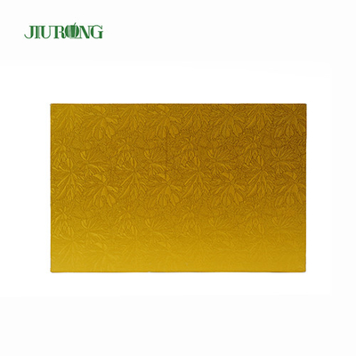 Birthday Party Cake Board usa e getta Rettangolo dorato Eco friendly