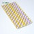 Cannucce di Natale Kraft di carta biodegradabile a strisce dorate 5*120mm