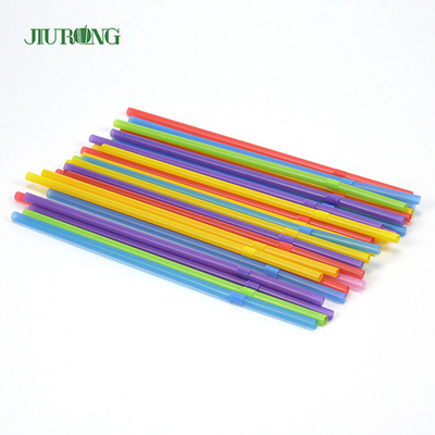 Le paglie eliminabili amichevoli biodegradabili di Eco hanno colorato 4.6*150mm di plastica