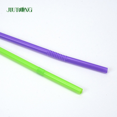Le paglie eliminabili amichevoli biodegradabili di Eco hanno colorato 4.6*150mm di plastica