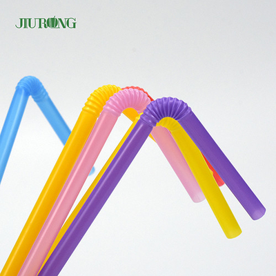 Le paglie eliminabili amichevoli biodegradabili di Eco hanno colorato 4.6*150mm di plastica