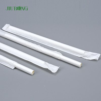 Diametro di carta biodegradabile bianco di Straw Eco Friendly Food Grade 4.6mm