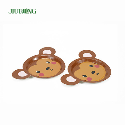 Piatti monouso biodegradabili per uso alimentare con goffratura ecologica da 230 * 230 mm