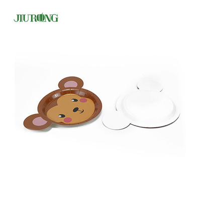 Piatti monouso biodegradabili per uso alimentare con goffratura ecologica da 230 * 230 mm