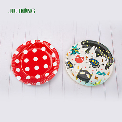 Piatti di carta biodegradabili monouso personalizzati Eco Friendly 10 pollici 33 cm dia