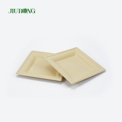 Contenitore per alimenti monouso ecologico con canna da zucchero Vassoio per sushi in bagassa biodegradabile