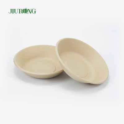 Contenitore per alimenti in bagassa di canna da zucchero per verniciatura Monouso Forma rotonda 175mm