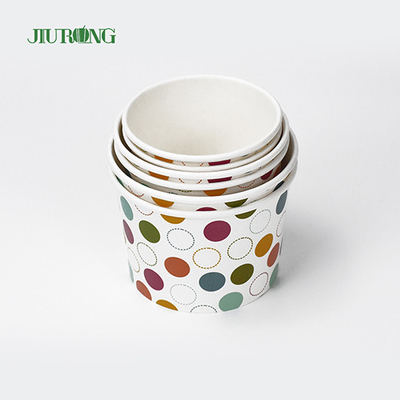 Bicchieri di carta biodegradabili per uso alimentare 18 once Eco friendly per gelato