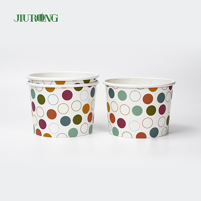 Bicchieri di carta biodegradabili per uso alimentare 18 once Eco friendly per gelato