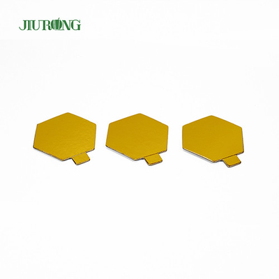 Mini carta stagnola usa e getta del bordo della torta del commestibile del poligono 95*82mm