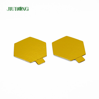 Mini carta stagnola usa e getta del bordo della torta del commestibile del poligono 95*82mm