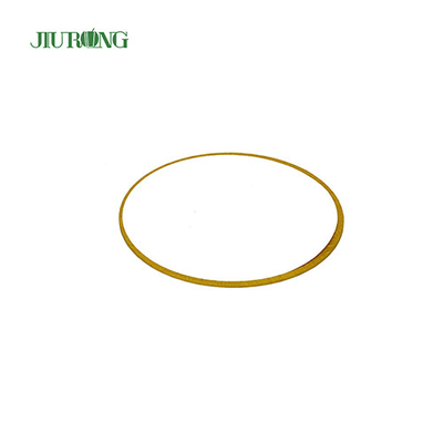 Tamburo monouso rotondo dorato del bordo della torta del MDF 24cm ODM dell'OEM da 9 pollici