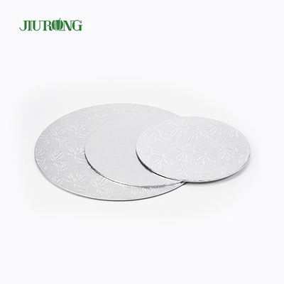 MDF ondulato carta oro rotondo torta bordo 10 pollici riciclabile JIURONG