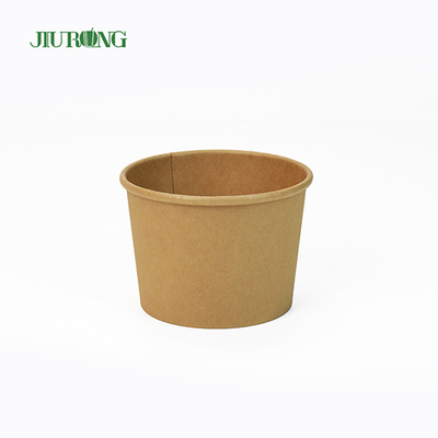 Contenitori per insalata di carta patinata UV 26OZ Ciotole di carta usa e getta per cibi caldi