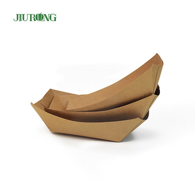 Contenitore di carta biodegradabile riciclabile 85*50*45mm Kraft ondulato