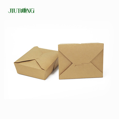 Contenitore di carta biodegradabile ecologico con logo personalizzato da 800 ml