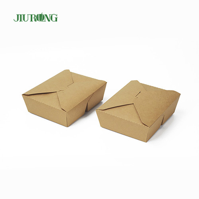 Contenitore di carta biodegradabile ecologico con logo personalizzato da 800 ml