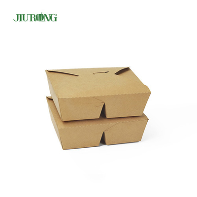 Contenitore di carta biodegradabile ecologico con logo personalizzato da 800 ml