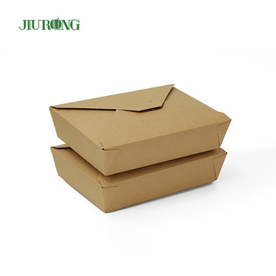 Contenitore in carta biodegradabile Kraft BOPS HIPS Confezione da asporto per sushi
