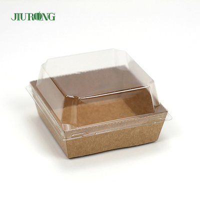 Contenitore di carta biodegradabile ondulato antiolio 135 mm di lunghezza per ciambelle