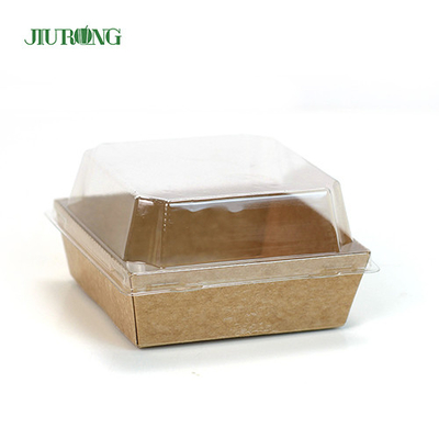 Contenitore di carta biodegradabile ondulato antiolio 135 mm di lunghezza per ciambelle
