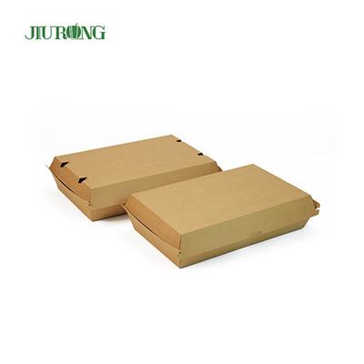 Confezione da asporto ecologica da 2100 ml Scatola da pranzo in carta per alimenti kraft