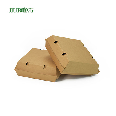 Flauto F Contenitori da asporto ecologici Barchette per alimenti in carta marrone da 700 ml