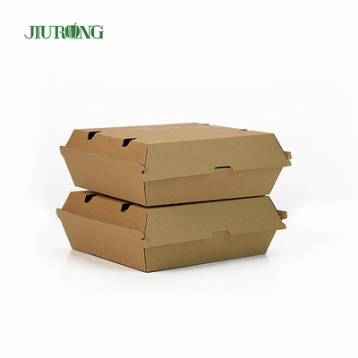 Confezione da asporto ecologica a lingua singola Carta kraft riciclata 1600 ml