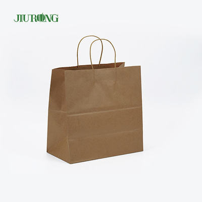 Take Away SOS Kraft Sacchetto di carta biodegradabile Riciclabile Approvato BSCI