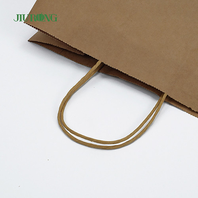 Take Away SOS Kraft Sacchetto di carta biodegradabile Riciclabile Approvato BSCI
