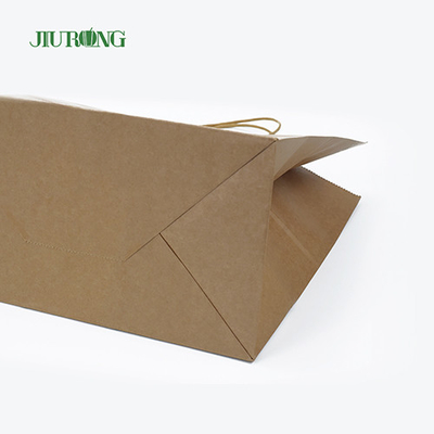 Take Away SOS Kraft Sacchetto di carta biodegradabile Riciclabile Approvato BSCI
