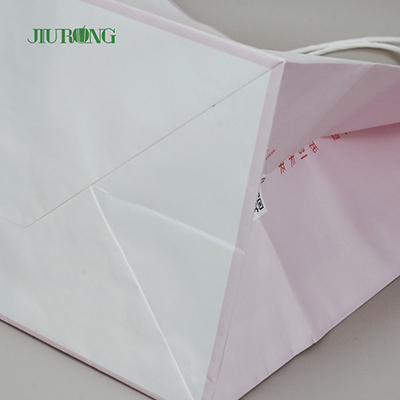 Sacchetti di carta marroni biodegradabili personalizzati SOS da asporto ODM ecologici
