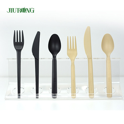 Posate monouso biodegradabili in plastica PLA Posate monouso ecologiche