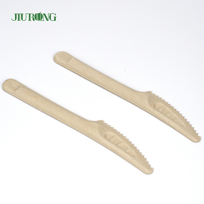 Cucchiaio forchetta coltello per bagassa di canna da zucchero personalizzato biodegradabile posate usa e getta