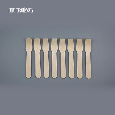 Posate monouso biodegradabili personalizzate Posate compostabili in legno da 140 mm