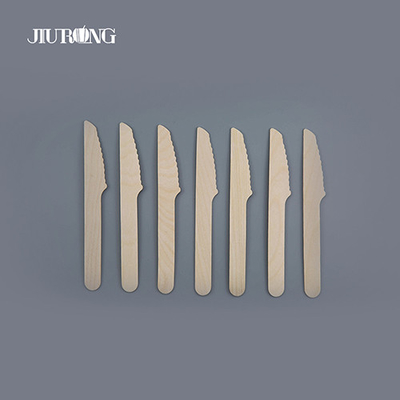 Posate monouso biodegradabili personalizzate Posate compostabili in legno da 140 mm