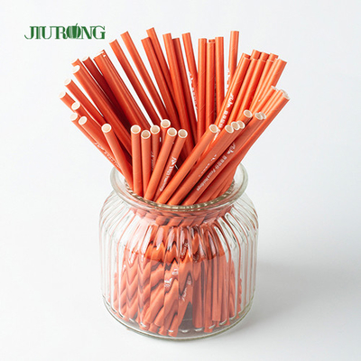 Carta biodegradabile diritta su ordinazione Straw For Fast Food LFGB