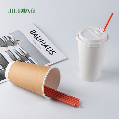 Carta biodegradabile diritta su ordinazione Straw For Fast Food LFGB