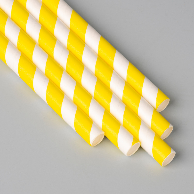 La scatola variopinta della banda ha imballato Straw Eco di carta eliminabile - amichevole