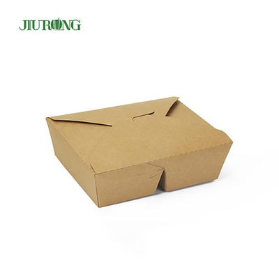 Contenitore di carta biodegradabile ecologico con logo personalizzato da 800 ml